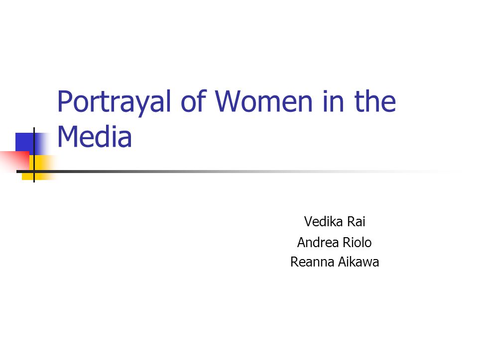 Portrayal of women in media essay introduction